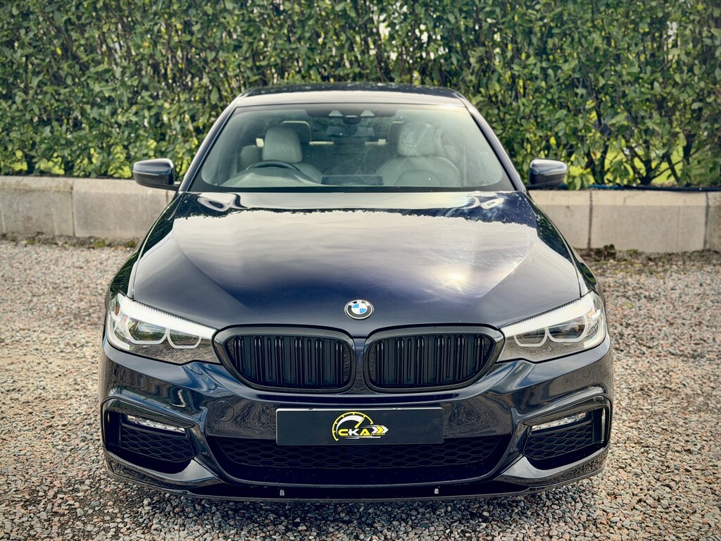 BMW 5 Series 2.0 520D M Sport Saloon 2017 LV67XWO Black #3
