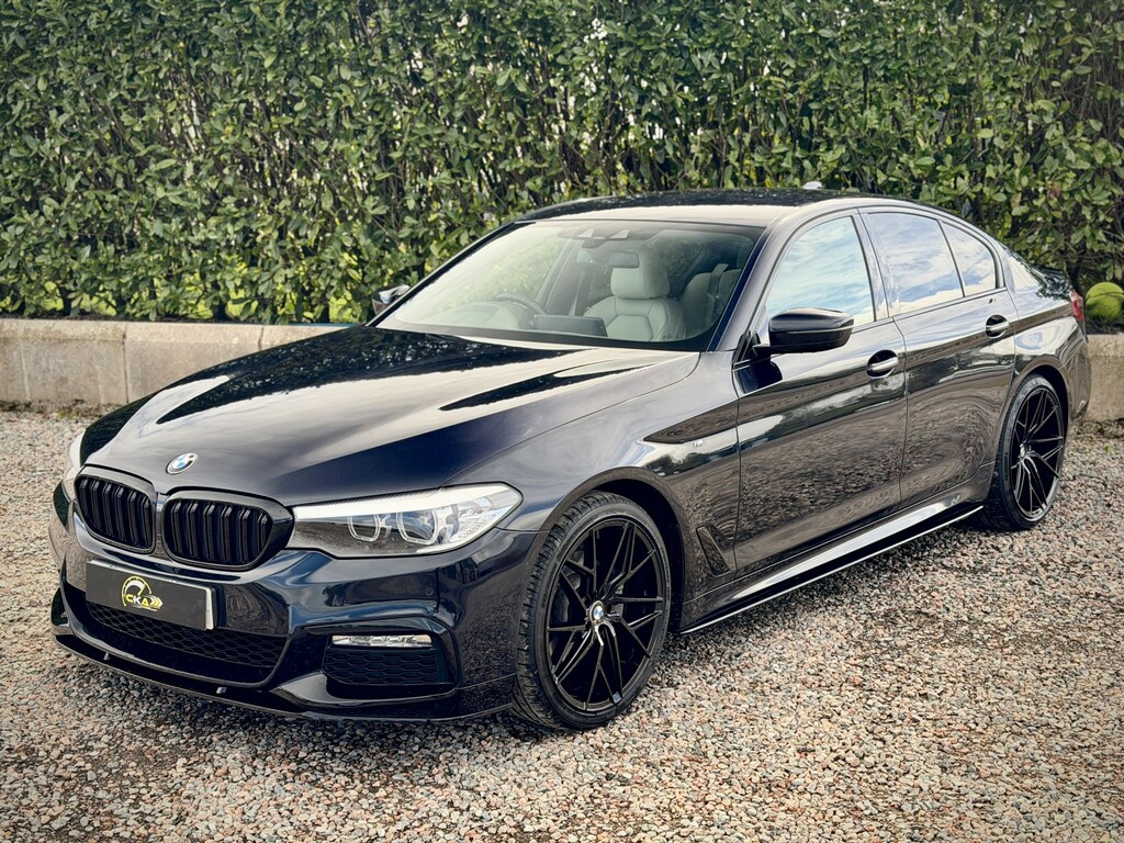BMW 5 Series 2.0 520D M Sport Saloon 2017 LV67XWO Black #5