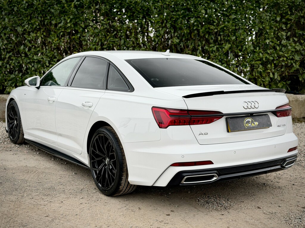 Audi A6 Saloon 2.0 Tdi 40 S Line 2019 BYZ7008 White #6
