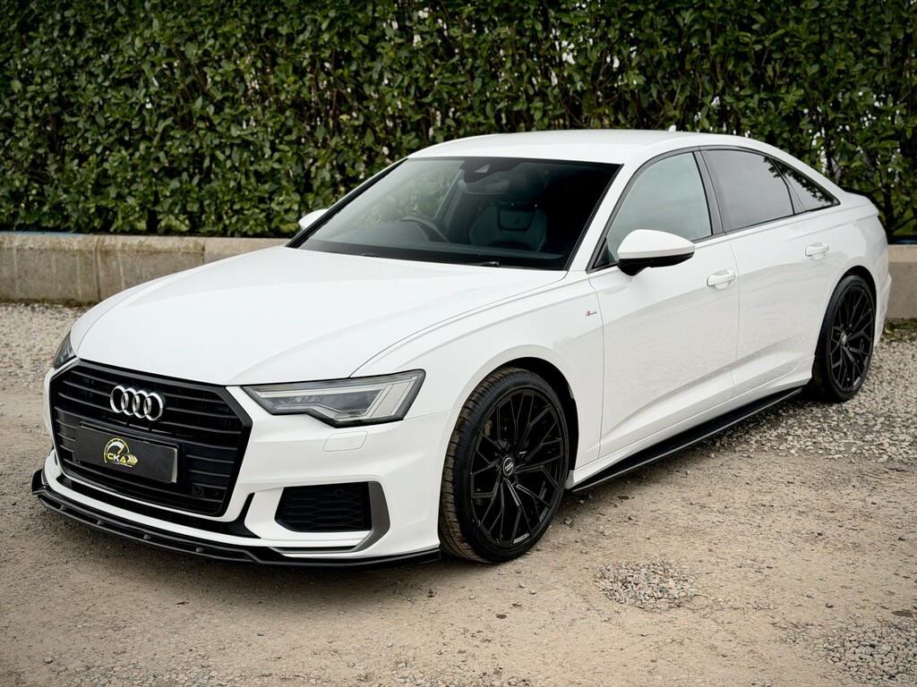 Audi A6 Saloon 2.0 Tdi 40 S Line 2019 BYZ7008 White #5