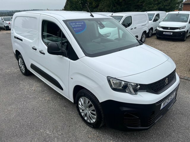 Peugeot Partner 1.5 Bluehdi 850 Professional Long Crew Van Double White