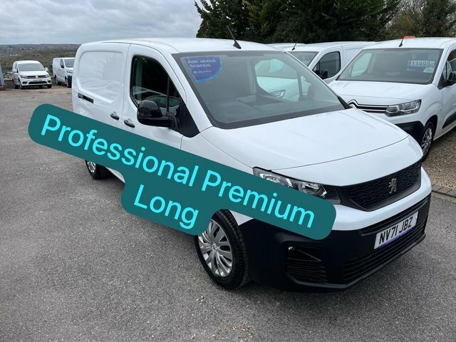Peugeot Partner 1.5 Bluehdi 950 Professional Premium Long Panel Va White