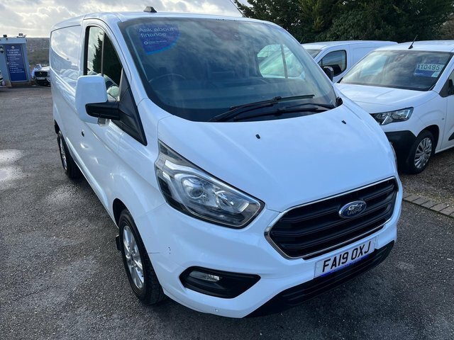 Ford Transit Custom 2.0 300 Ecoblue Limited L1 H1 Euro 6 S S FA19OXJ White #2