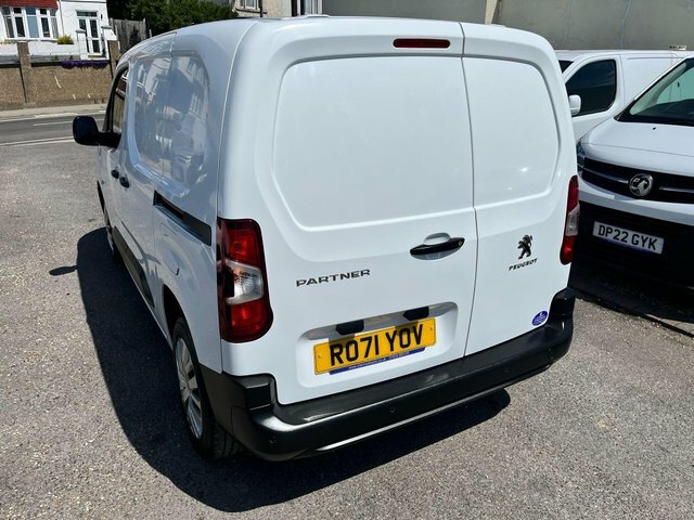 Peugeot Partner 1.5 Bluehdi 1000 Professional Premium Standard Pan RO71YOV White #6