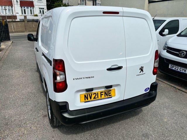 Peugeot Partner 1.5 Bluehdi 1000 Professional Standard Panel Van S White #5