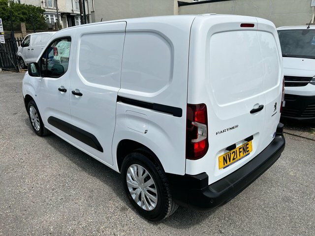 Peugeot Partner 1.5 Bluehdi 1000 Professional Standard Panel Van S White #6