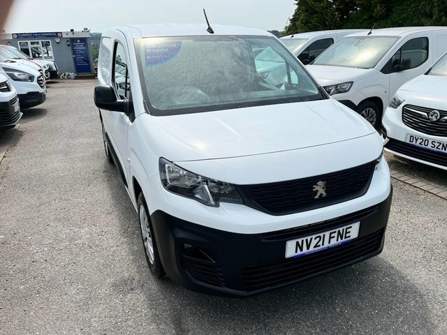 Peugeot Partner 1.5 Bluehdi 1000 Professional Standard Panel Van S White #2