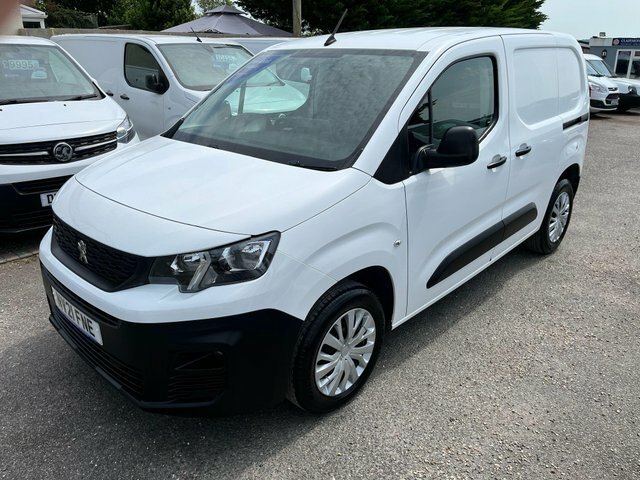 Peugeot Partner 1.5 Bluehdi 1000 Professional Standard Panel Van S White #4