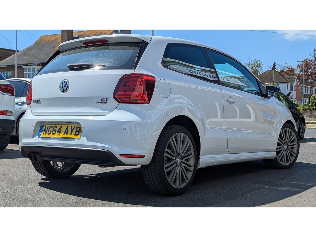 Volkswagen Polo 1.4 Tsi Bluemotion Tech Act Bluegt Hatchback P NG64AYB White #4