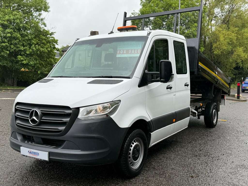 Mercedes-Benz Sprinter Sprinter 314Cdi 7 Seat Crewcab Tipper KP23CMY White #2