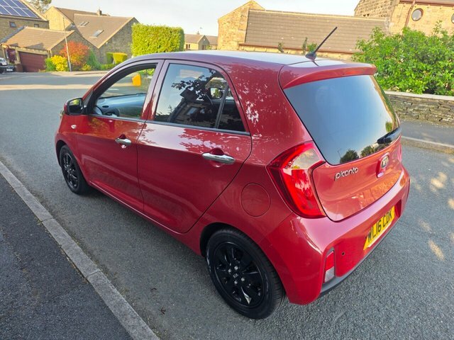 Kia Picanto Hatchback WL16CDK Red #4
