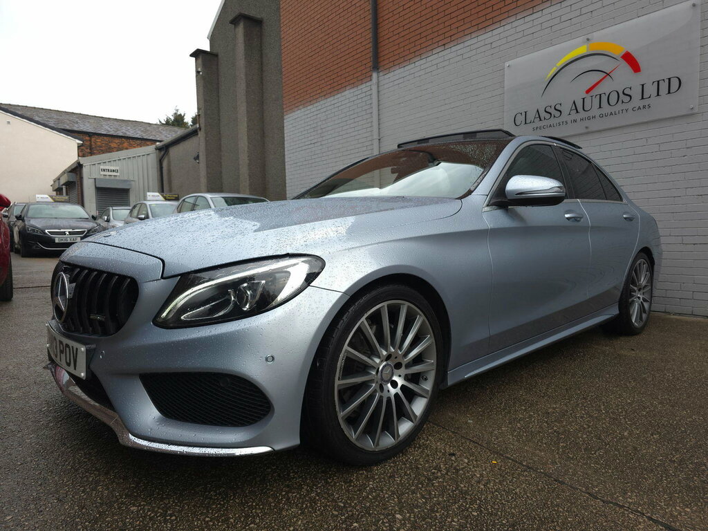 Mercedes-Benz C Class Saloon DV13POV Silver #3