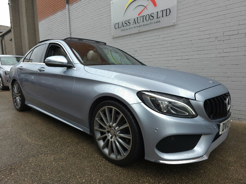 Mercedes-Benz C Class Saloon DV13POV Silver #5