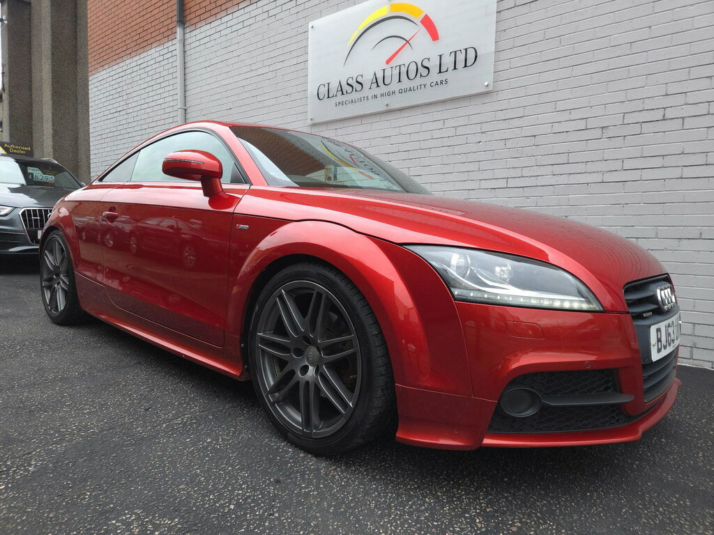 Audi TT 2.0 Tdi Black Edition Quattro Euro 5 BJ63UKB Red #5