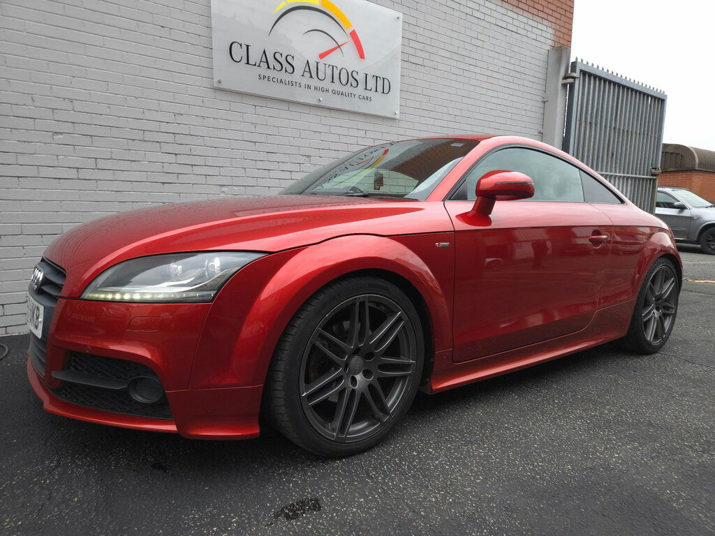 Audi TT 2.0 Tdi Black Edition Quattro Euro 5 BJ63UKB Red #3