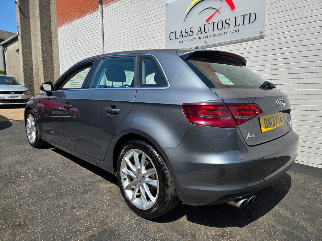 Audi A3 2.0 Tdi Sport Sportback S Tronic Euro 5 Ss Grey #4