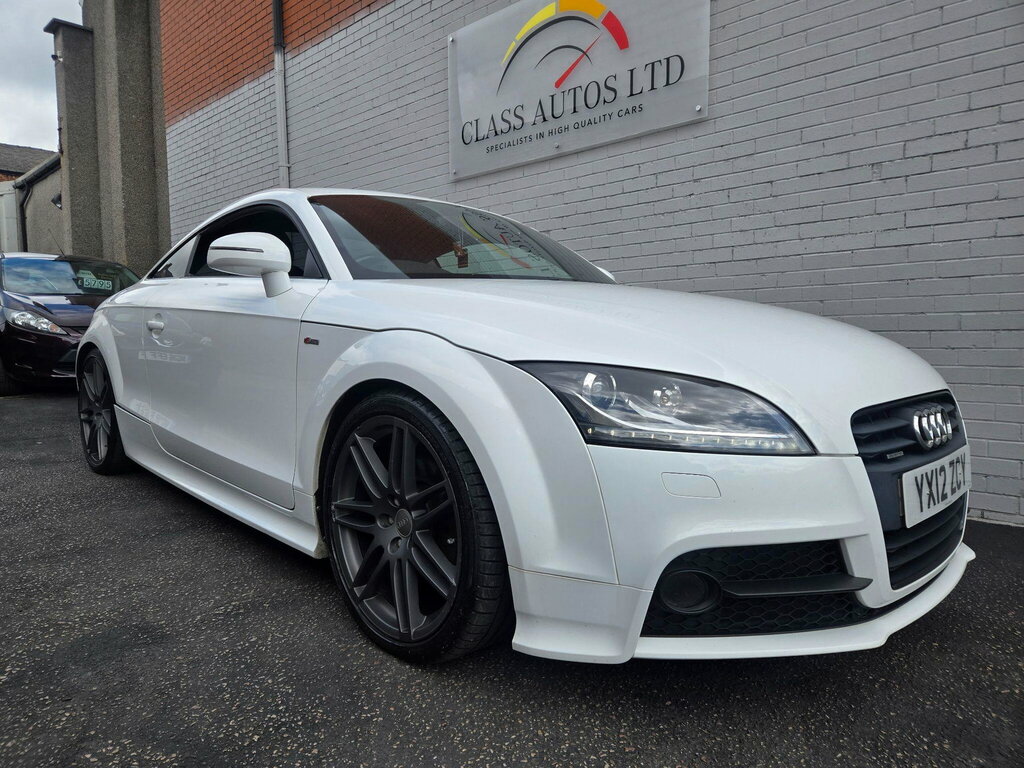 Audi TT 2.0 Tdi Black Edition S Tronic Quattro Euro 5 YX12ZCY White #5