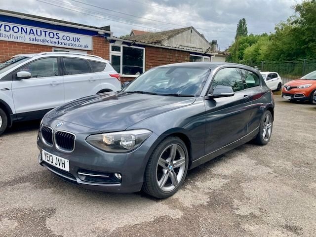 BMW 1 Series 1.6 116I Sport Hatchback Euro 6 YE13JVH Grey #2