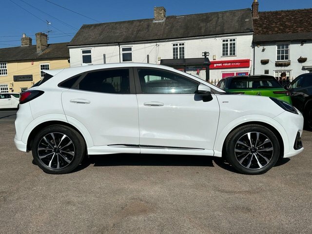 Ford Puma 1.0T Ecoboost Mhev St-line Vignale Suv EN72LFT White #3