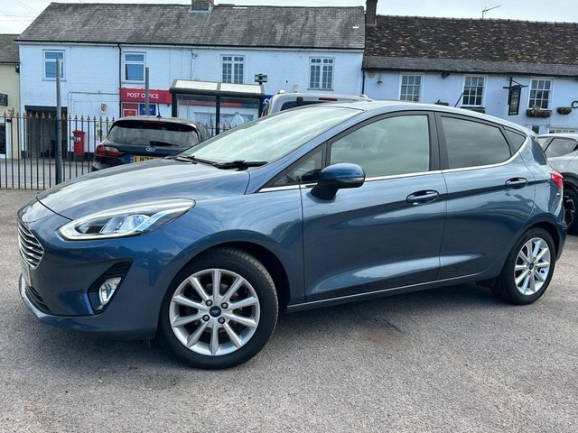 Ford Fiesta 1.0T Ecoboost Gpf Titanium Hatchback Ma FT19FPN Blue #2