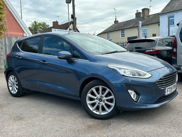 Ford Fiesta 1.0T Ecoboost Gpf Titanium Hatchback Ma Blue