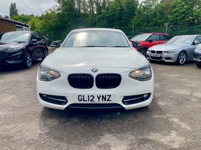 BMW 1 Series 1.6 116I Sport Hatchback Ss GL12YNZ White #5