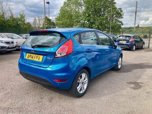 Ford Fiesta 1.0 Zetec Hatchback Ss New We AP14FFA Blue #3