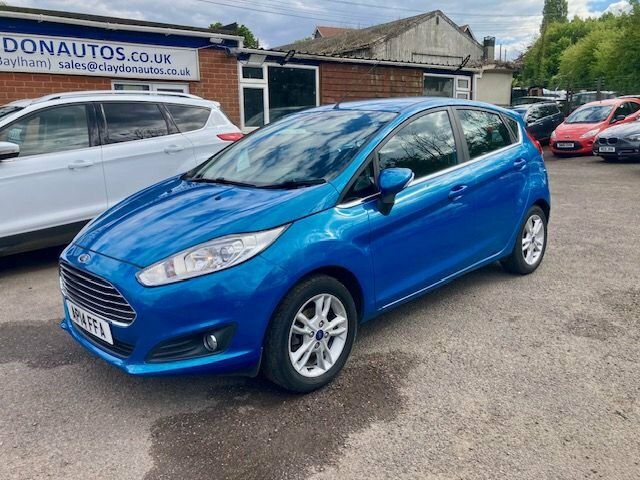 Ford Fiesta 1.0 Zetec Hatchback Ss New We AP14FFA Blue #2