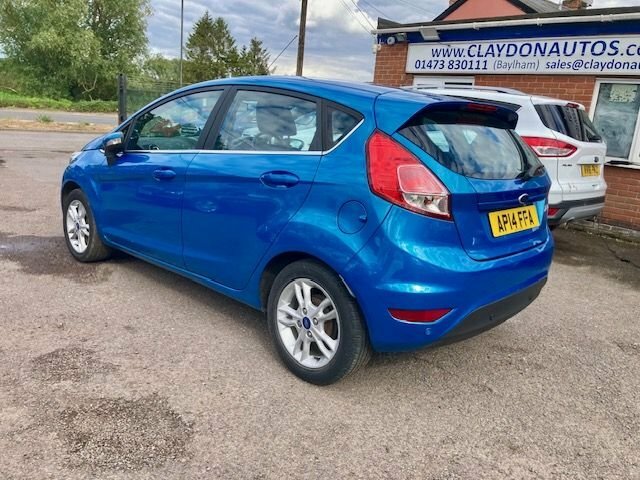 Ford Fiesta 1.0 Zetec Hatchback Ss New We AP14FFA Blue #4