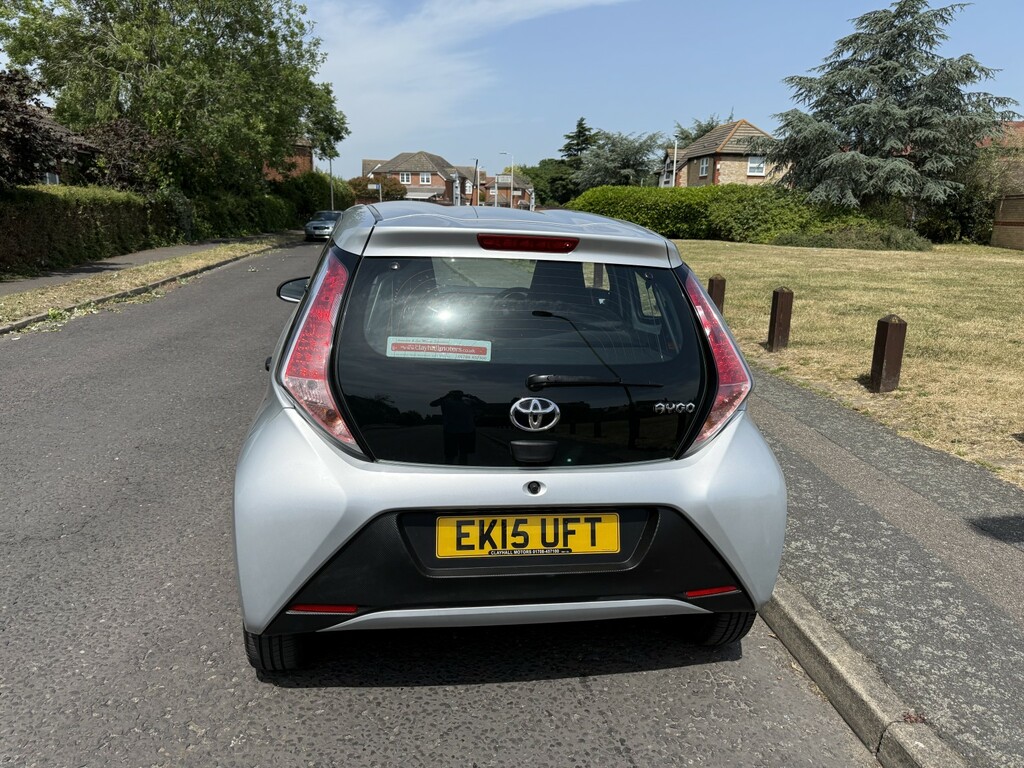 Toyota Aygo Hatchback 1.0 Vvt-i X 2015 EK15UFT Silver #5