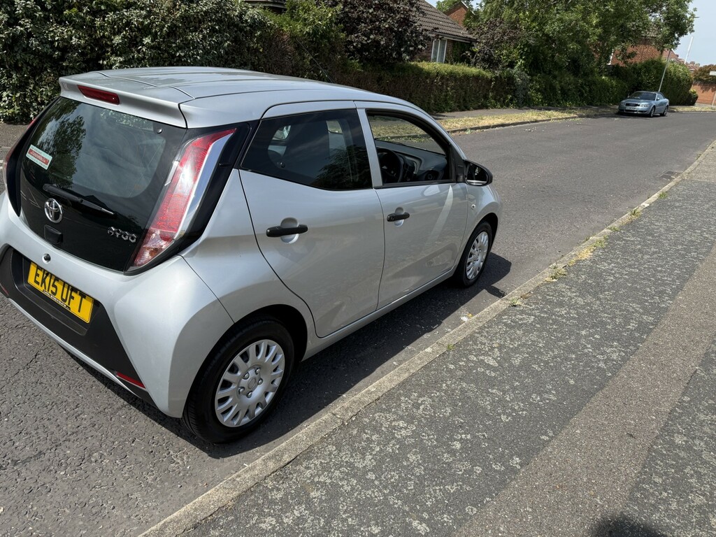 Toyota Aygo Hatchback 1.0 Vvt-i X 2015 EK15UFT Silver #6