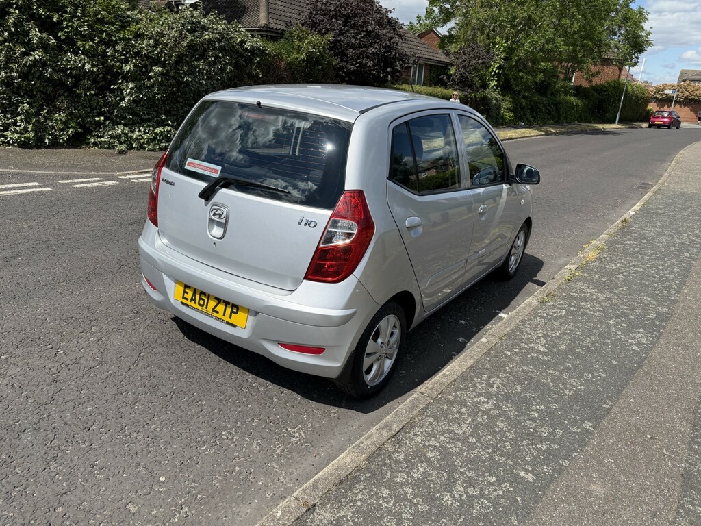 Hyundai I10 Hatchback 1.2 Active 2011 EA61ZTP Silver #5