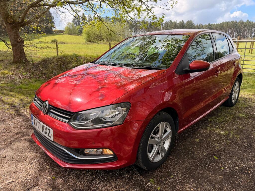 Volkswagen Polo 1.2 Tsi Bluemotion Tech Match Euro 6 S S WV17MXZ Red #3