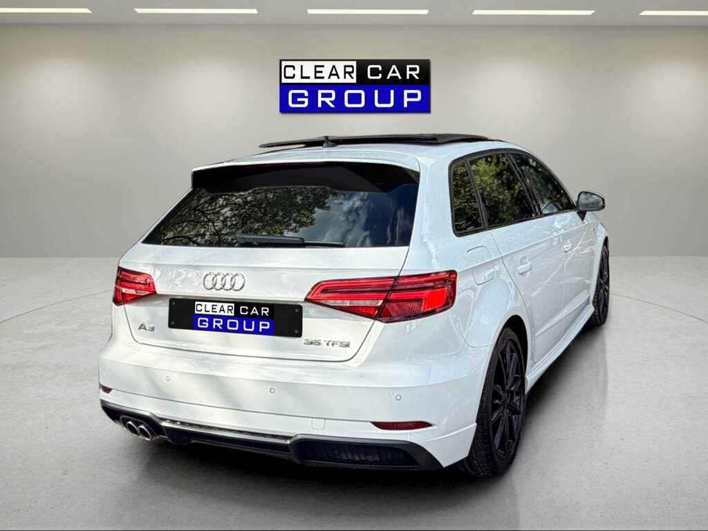 Audi A3 1.5 A3 Sportback 35 Tfsi Black Edition 5 YD19FEU White #3