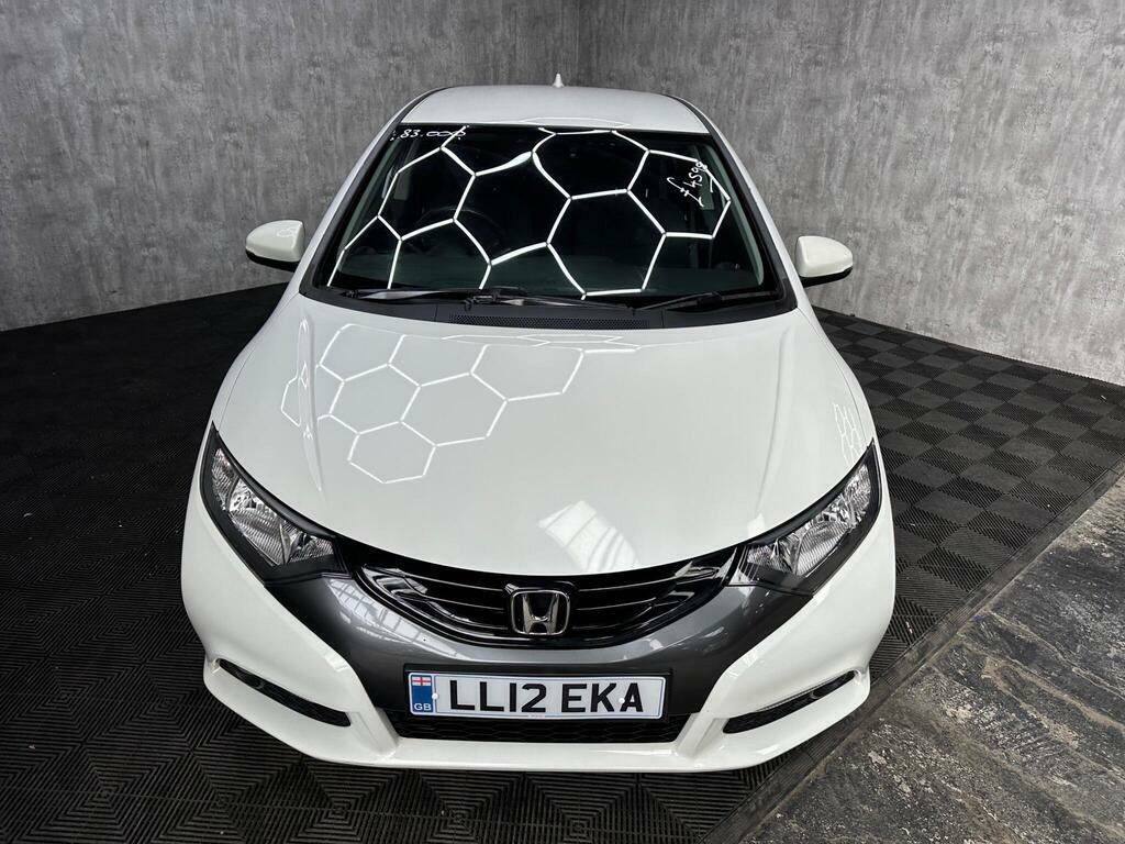 Honda Civic 1.8 I-vtec Es Euro 5 S S White #5