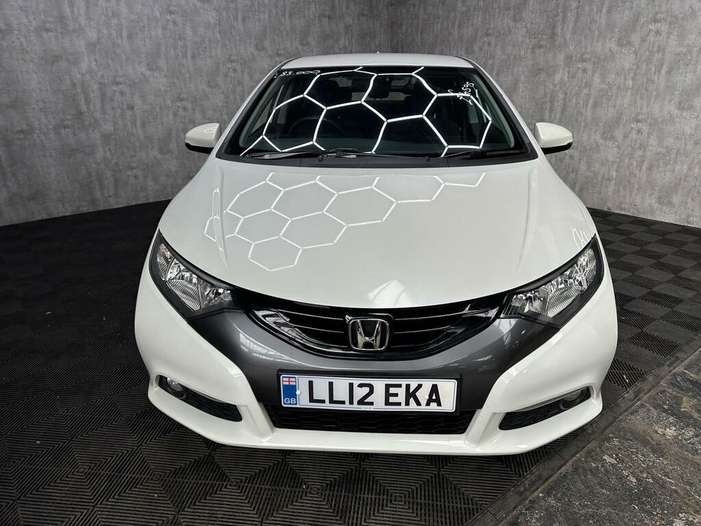 Honda Civic 1.8 I-vtec Es Euro 5 S S White #4