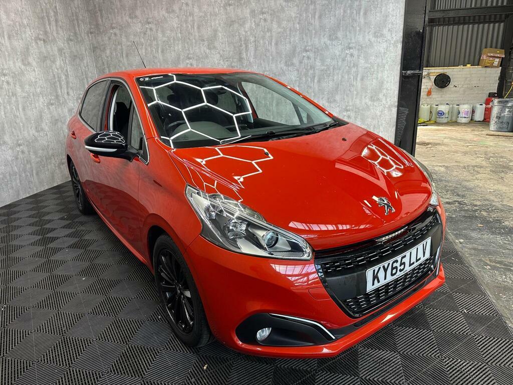 Peugeot 208 1.2 Puretech Allure Euro 6 KY65LLV Orange #5