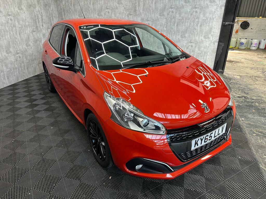 Peugeot 208 1.2 Puretech Allure Euro 6 KY65LLV Orange #6