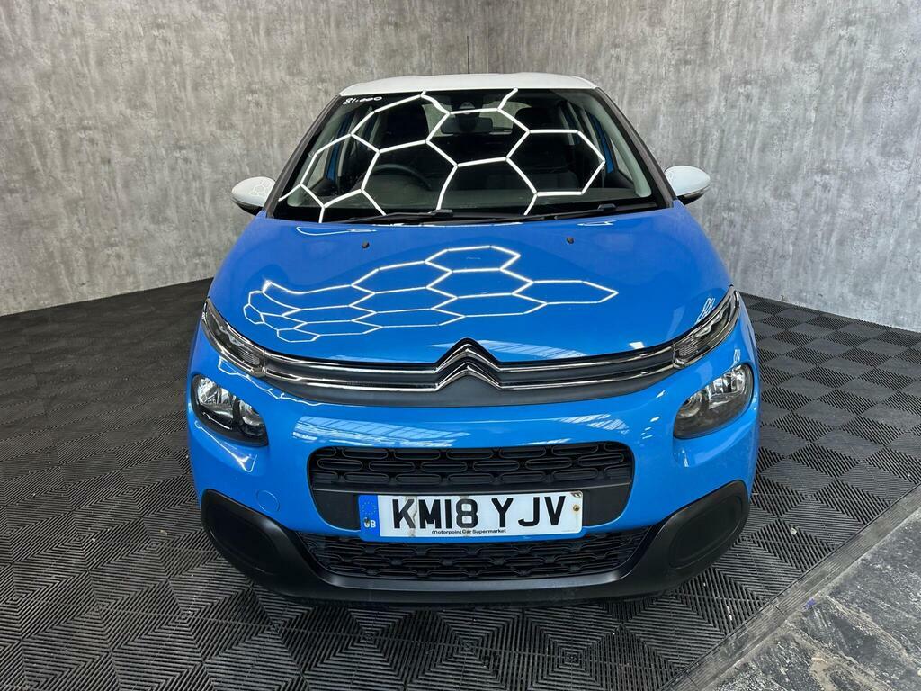 Citroen C3 1.2 Puretech Feel Euro 6 KM18YJV Blue #3