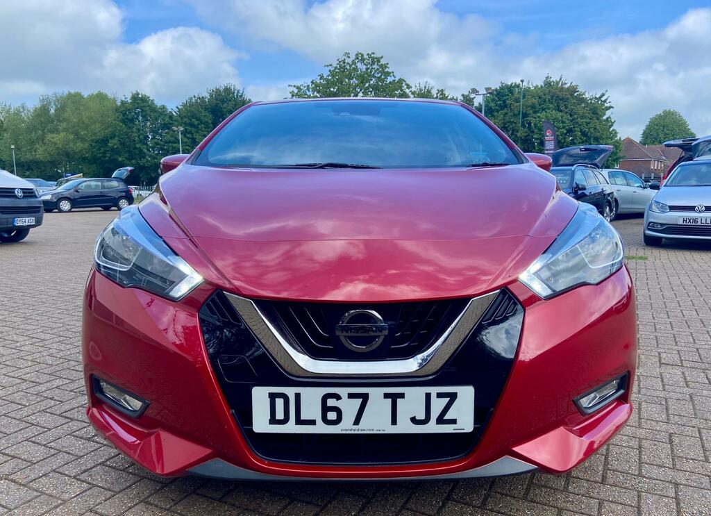 Nissan Micra N-connecta Ig-t DL67TJZ Red #5