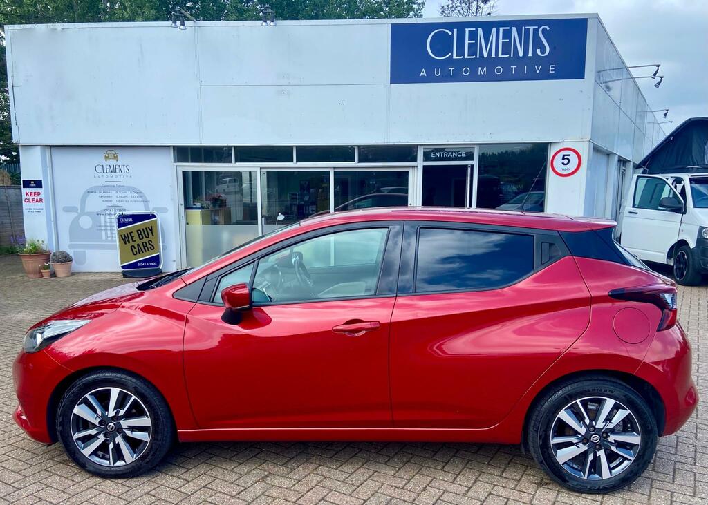 Nissan Micra N-connecta Ig-t DL67TJZ Red #2