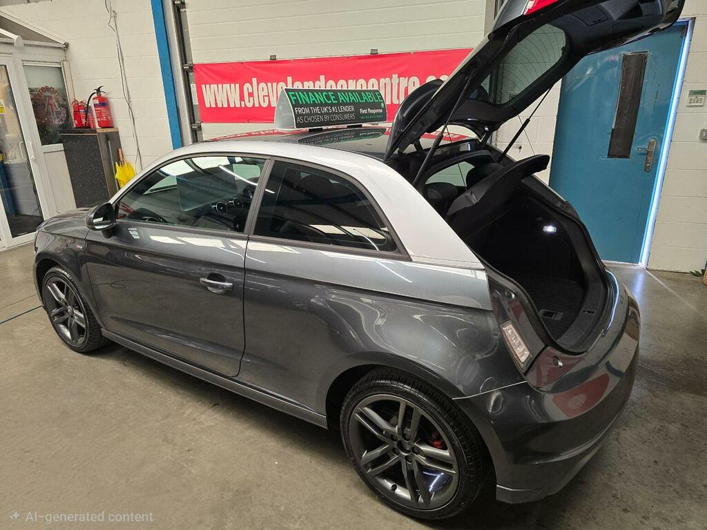 Audi A1 Hatchback 1.6 Tdi S Line Euro 5 Ss 201363 KU63NMJ Grey #3