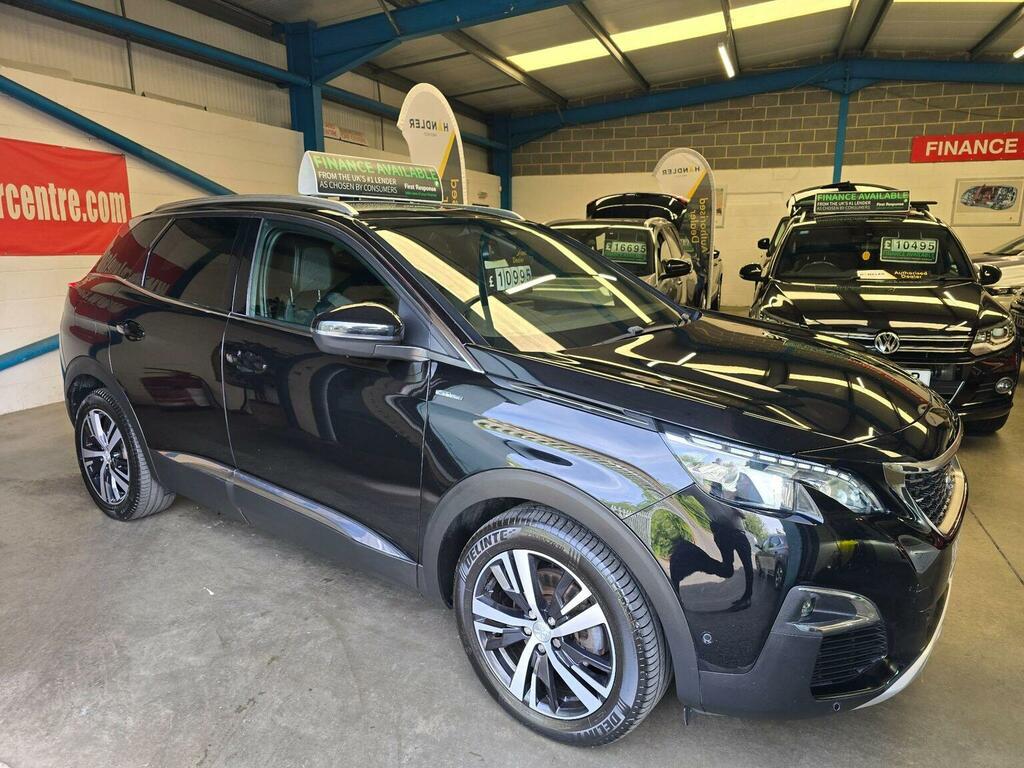 Peugeot 3008 Suv 1.5 Bluehdi Gt Line Eat Euro 6 Ss 2019 DC68BWO Black #2