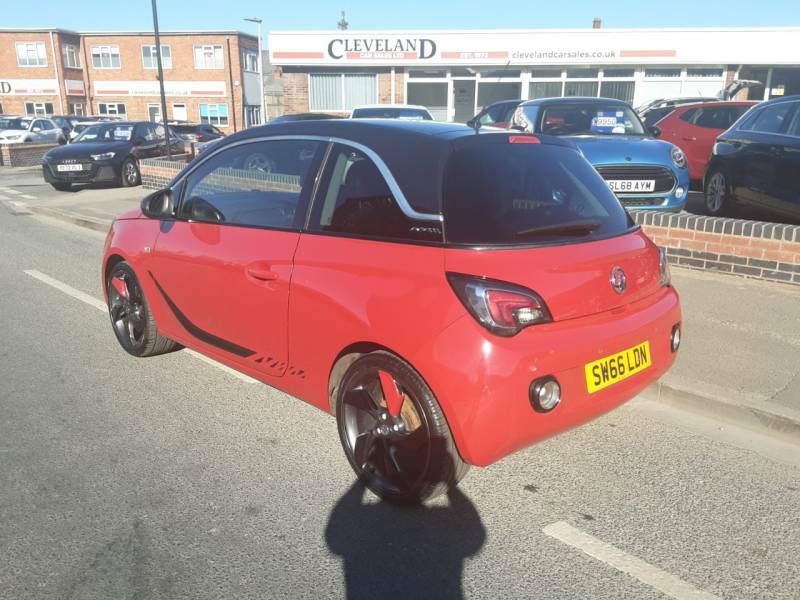 Vauxhall Adam 1.2I Slam - 2016 66 SW66LDN Red #3