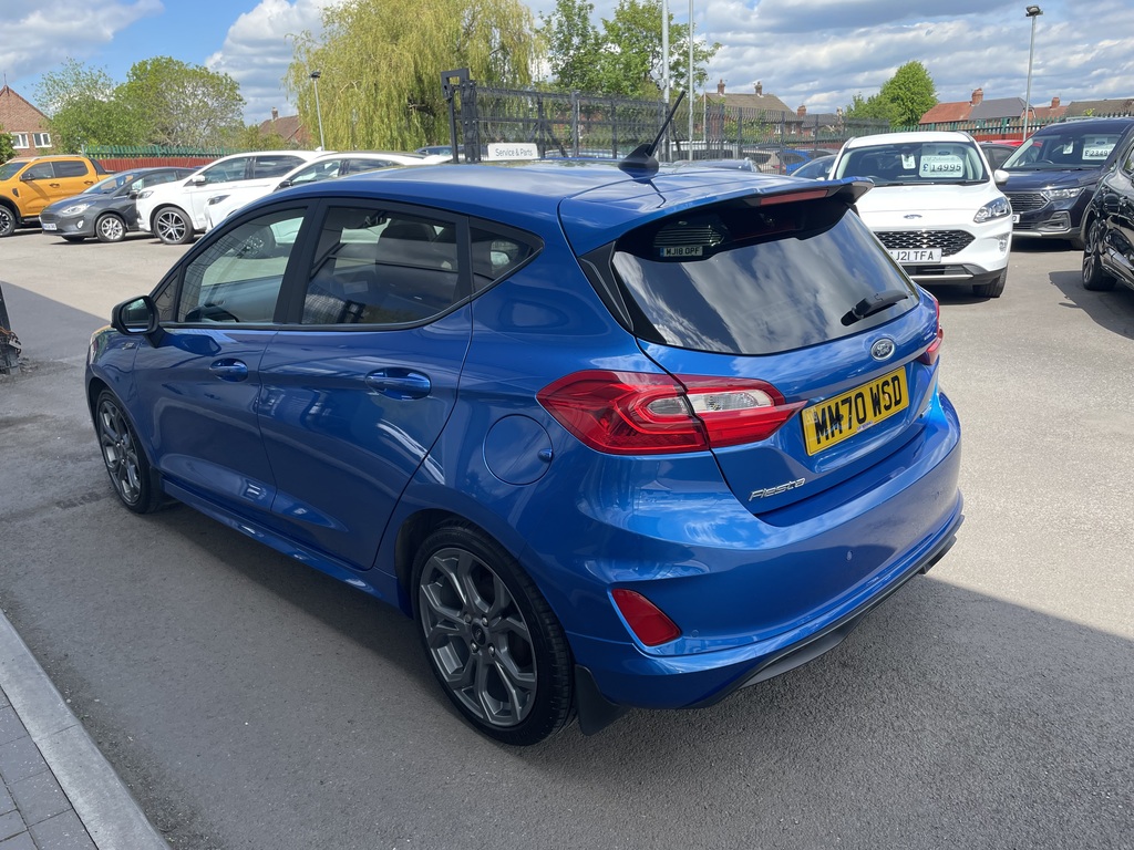 Ford Fiesta 1.0 Ecoboost Hybrid Mhev 125 St-line Edition MM70WSD Blue #4