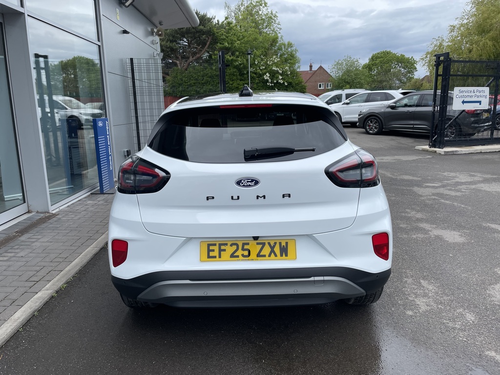 Ford Puma 1.0 Ecoboost Hybrid Mhev Titanium Dct EF25ZXW White #5