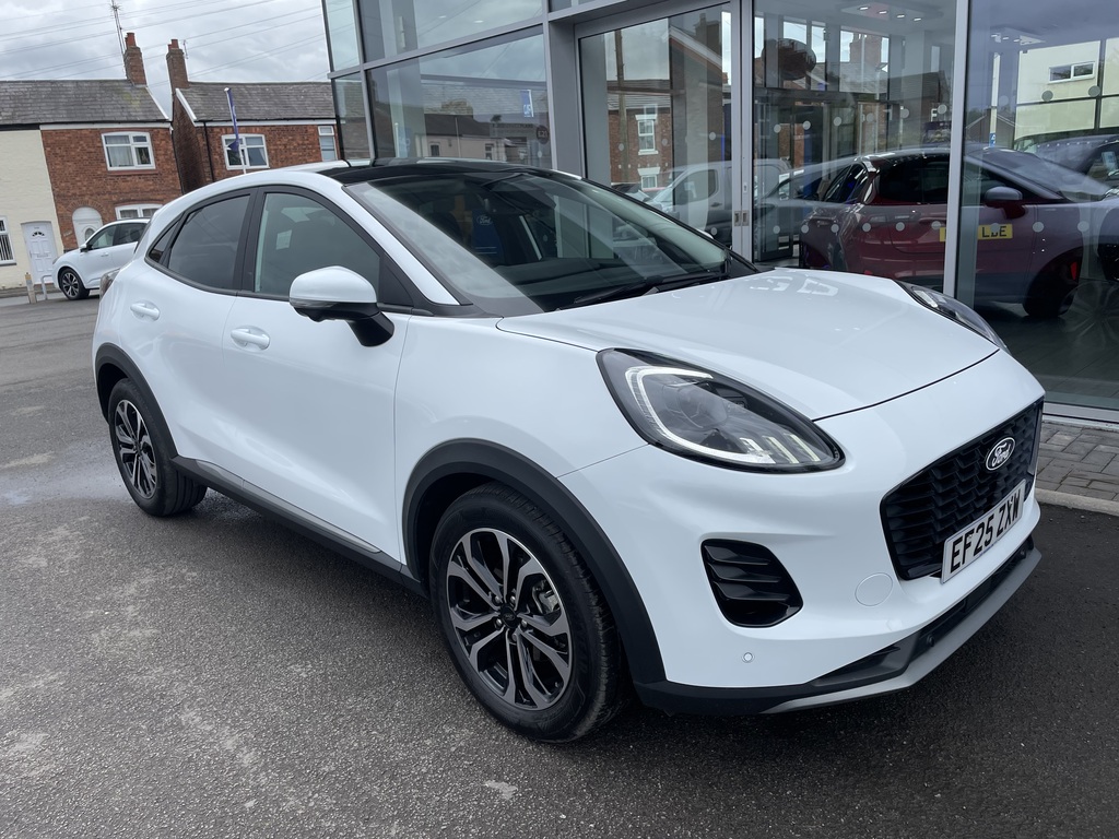Ford Puma 1.0 Ecoboost Hybrid Mhev Titanium Dct White