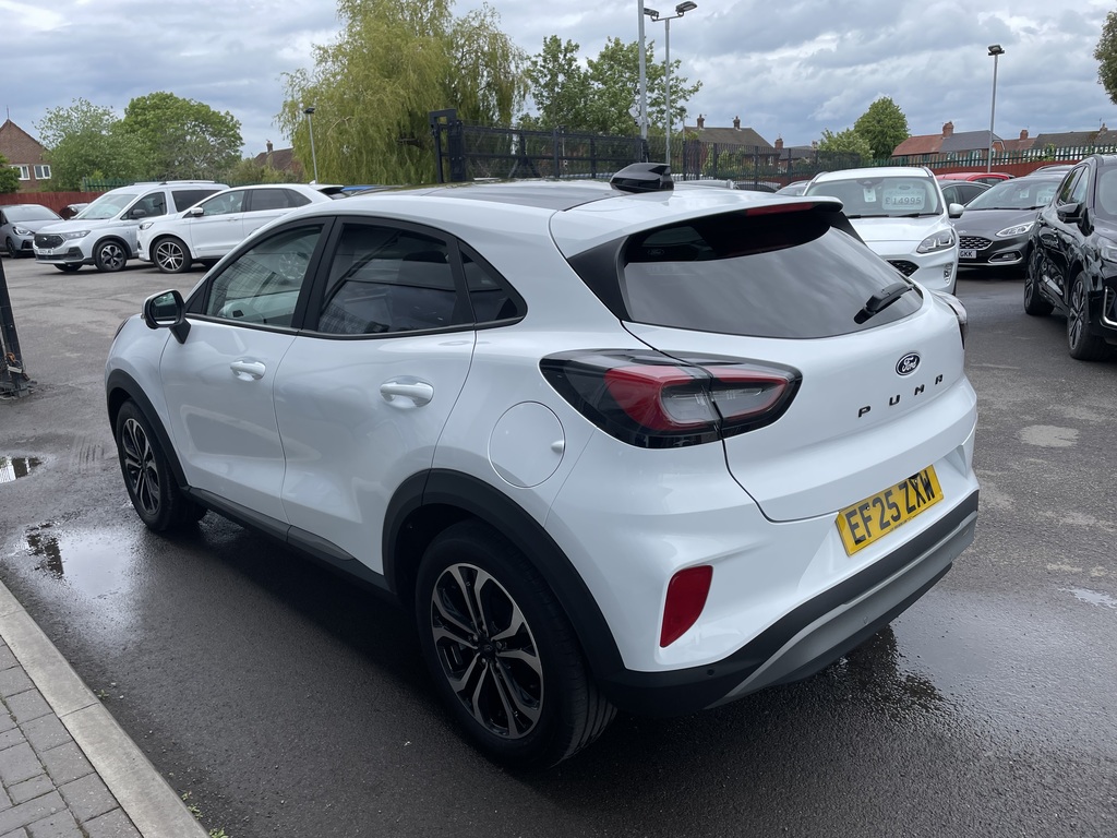 Ford Puma 1.0 Ecoboost Hybrid Mhev Titanium Dct EF25ZXW White #4