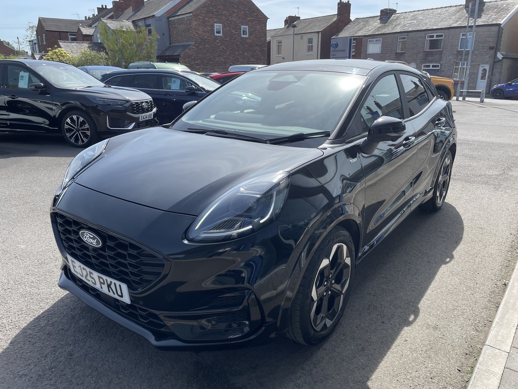 Ford Puma 1.0 Ecoboost Hybrid Mhev St-line X EJ25PKU Black #3
