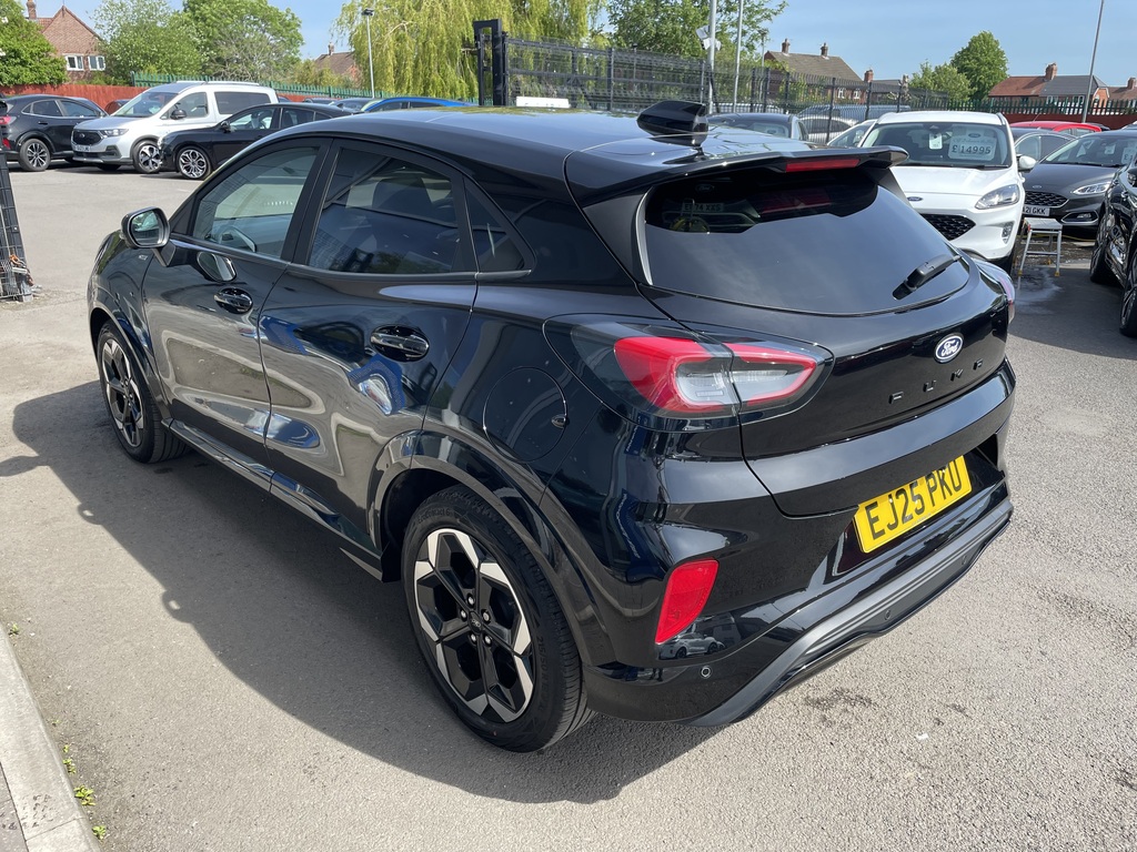 Ford Puma 1.0 Ecoboost Hybrid Mhev St-line X EJ25PKU Black #4